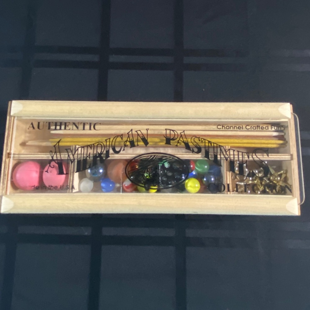 New American Pastime Favorite Games Marbles Jacks